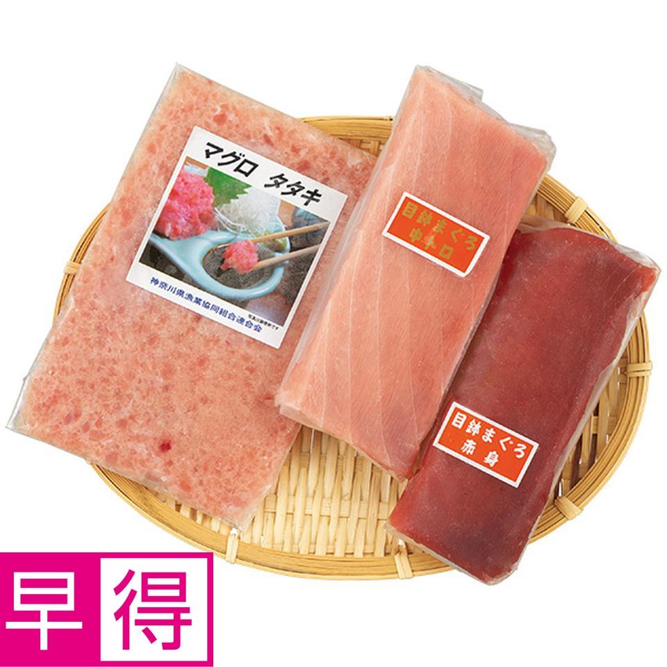 【夏の贈りもの早得】神奈川県漁連三崎工場　三崎　まぐろセット 商品サムネイル