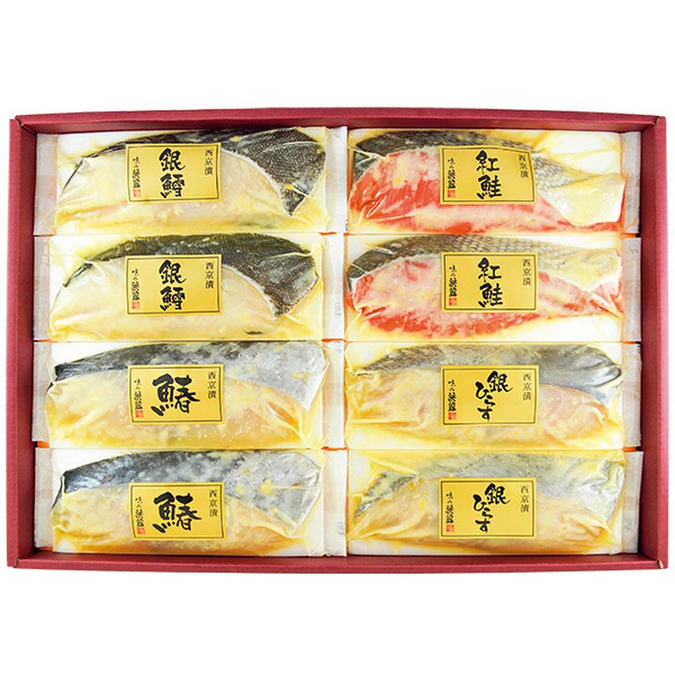 【夏の贈りもの】築地　味の浜藤　西京漬詰合せ（４種８切） 商品サムネイル