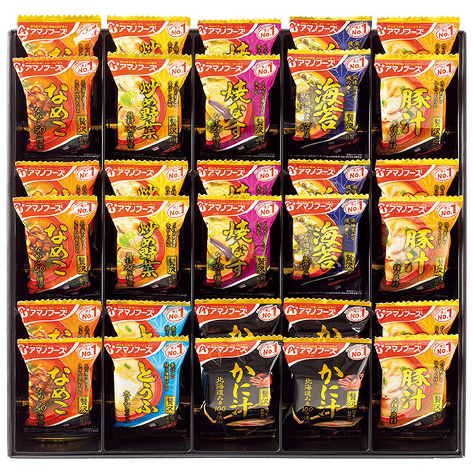 【夏の贈りもの】アマノフーズ　おみそ汁贅沢ギフト　型番：５００Ｚ 商品サムネイル