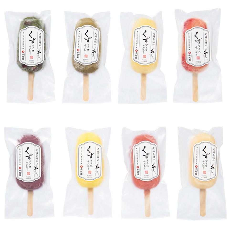 【夏の贈りもの】千紀園　くずアイスキャンデー８本セット 商品サムネイル