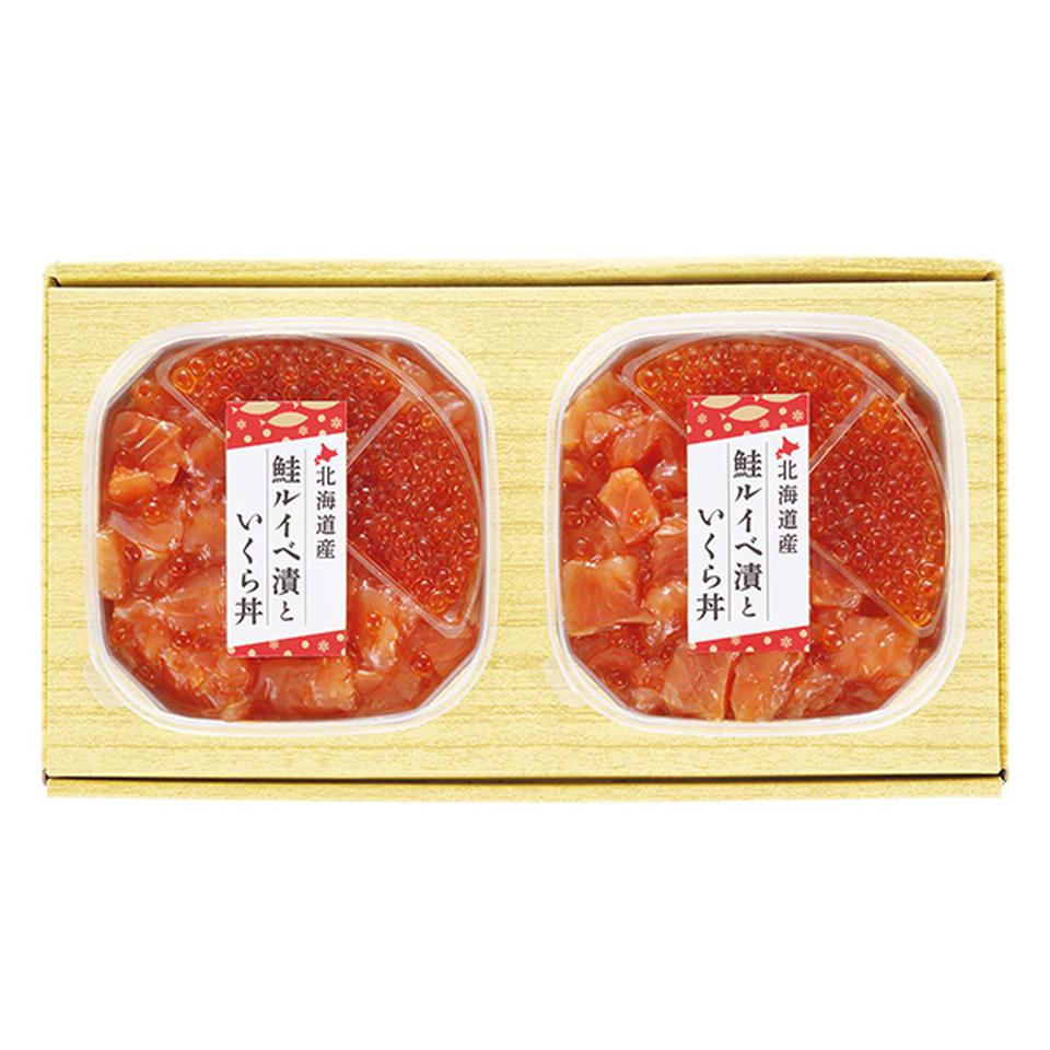 【夏の贈りもの】佐藤水産　鮭ルイベ漬といくら丼 商品サムネイル
