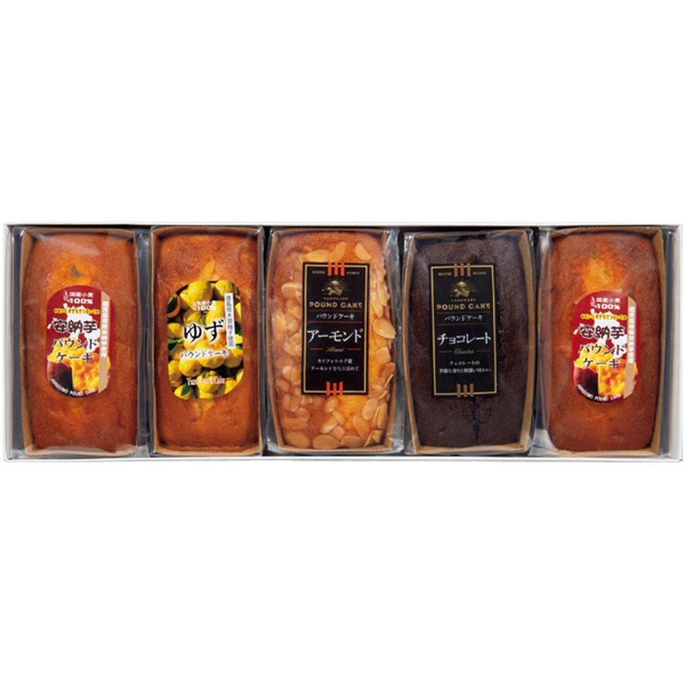 【冬の贈りもの】栗原園 安納いもパウンドケーキセット５個入り 商品サムネイル