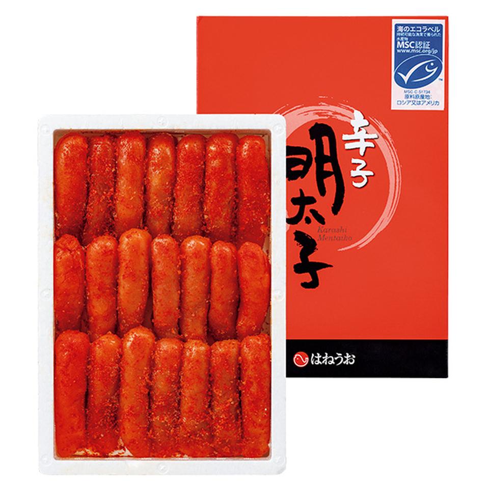 【夏の贈りもの】下関はねうお食品　ＭＳＣ認証　無着色辛子明太子（切子） 商品サムネイル