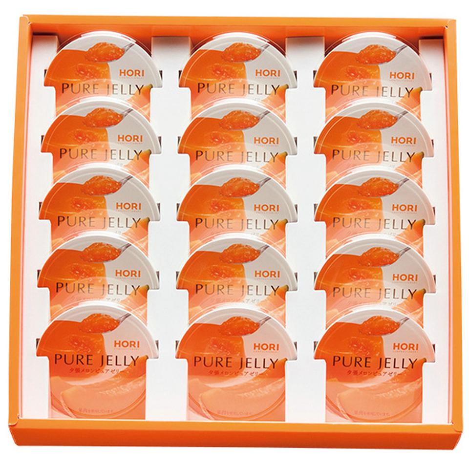 【夏の贈りもの】ホリ　夕張メロンピュアゼリー　型番：ＨＹＰＪ１５ 商品サムネイル