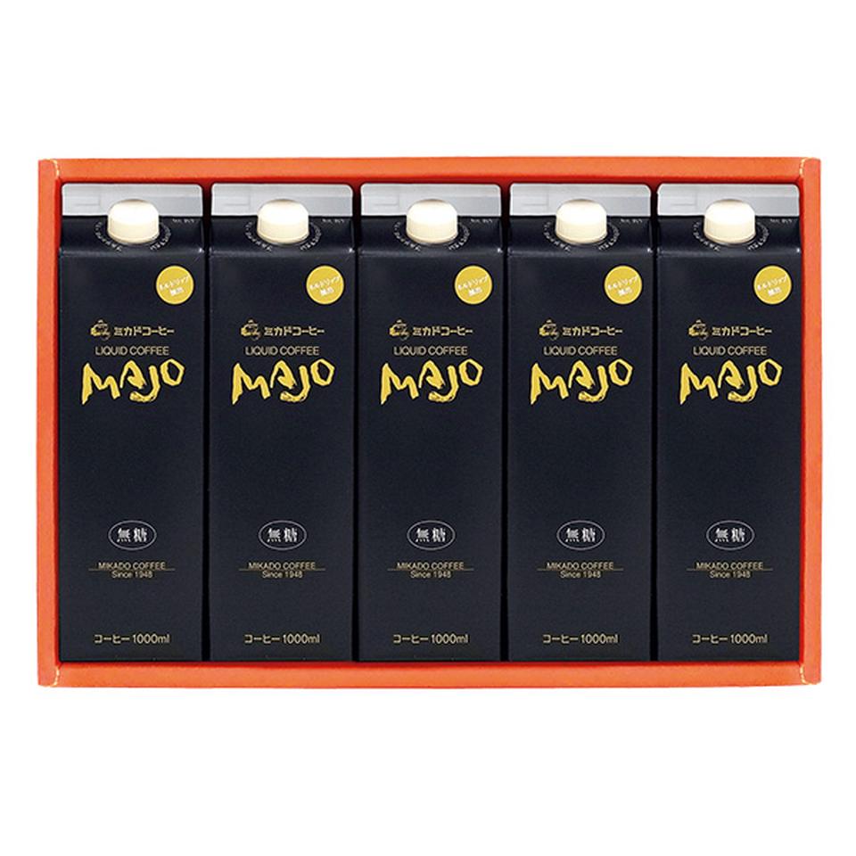【夏の贈りもの】ミカド珈琲　ＭＡＪＯリキッドコーヒー無糖ギフト 商品サムネイル