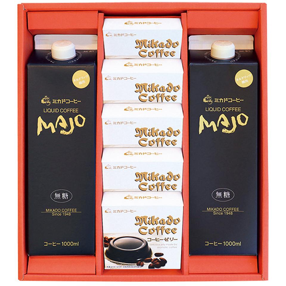 【夏の贈りもの】ミカド珈琲　コーヒーゼリー＆リキッドコーヒーギフト 商品サムネイル