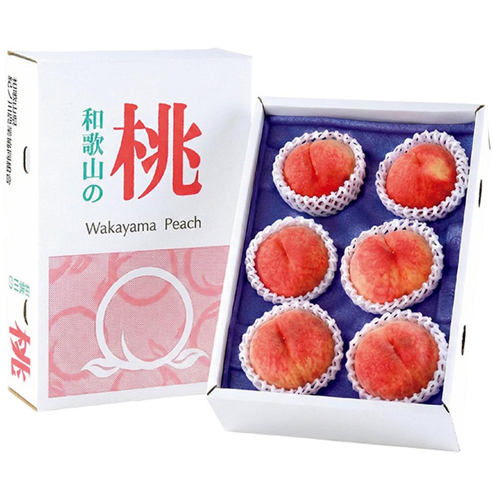 【夏の贈りもの】トップバリュ　減の恵み・和歌山県産（和歌山有機会）　川中島白桃 商品サムネイル
