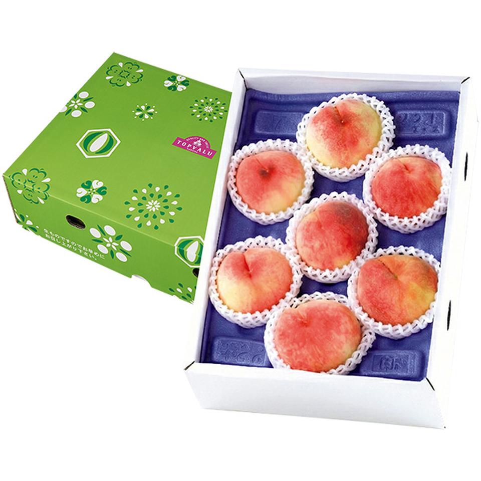 【夏の贈りもの】トップバリュ　減の恵み・和歌山県産（和歌山有機会）　和歌山の桃（白鳳種・白桃種） 商品サムネイル