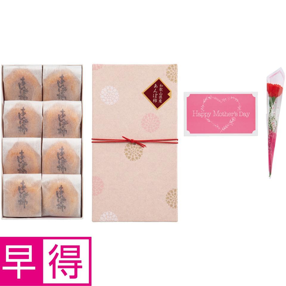 【母の日早得】和歌山県産冷やしあんぽ柿（ミニ造花付） 商品サムネイル