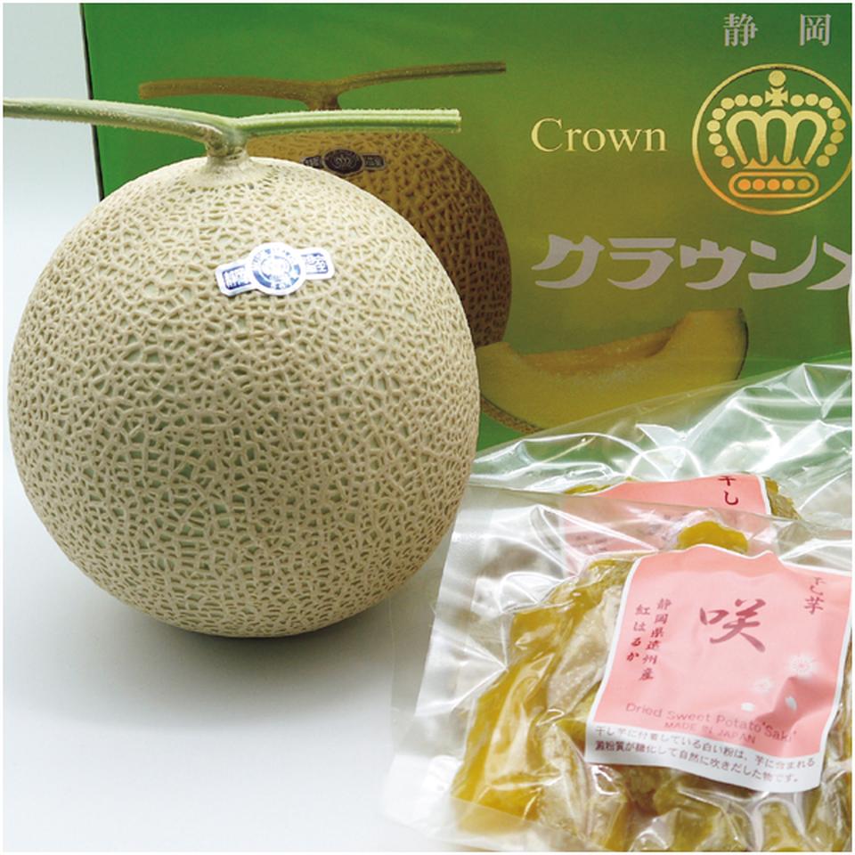 【母の日早得】静岡県産静岡クラウンメロン＆遠州ほし芋 商品サムネイル