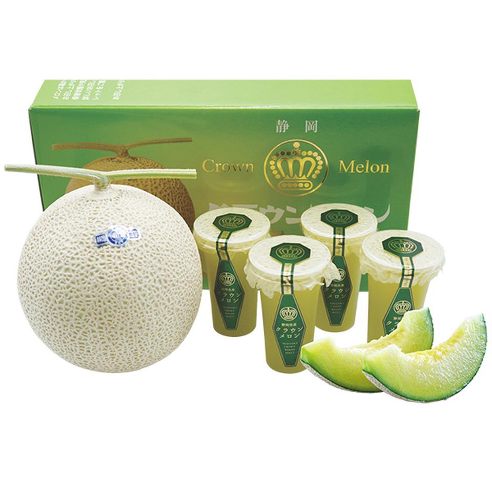【夏の贈りもの】静岡県産　静岡クラウンメロン＆クラウンメロンゼリー 商品サムネイル