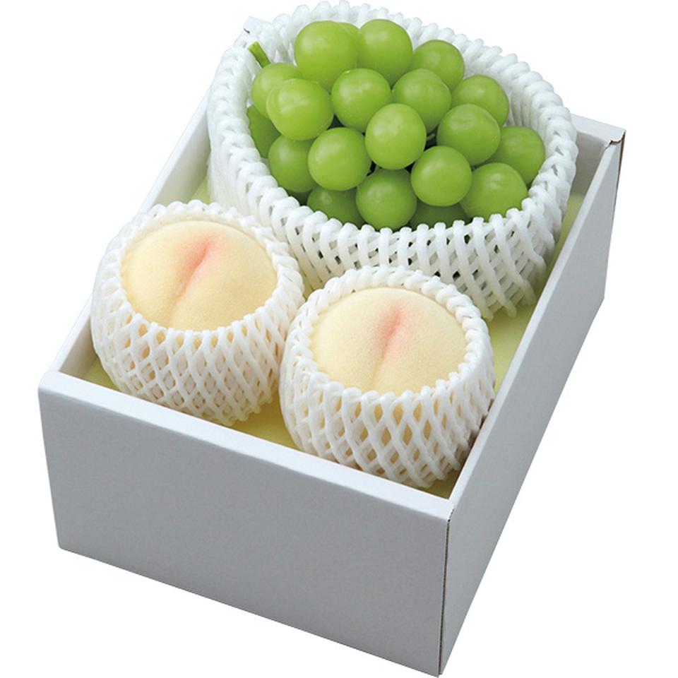 【夏の贈りもの】岡山県産　シャインマスカット＆岡山白桃 商品サムネイル