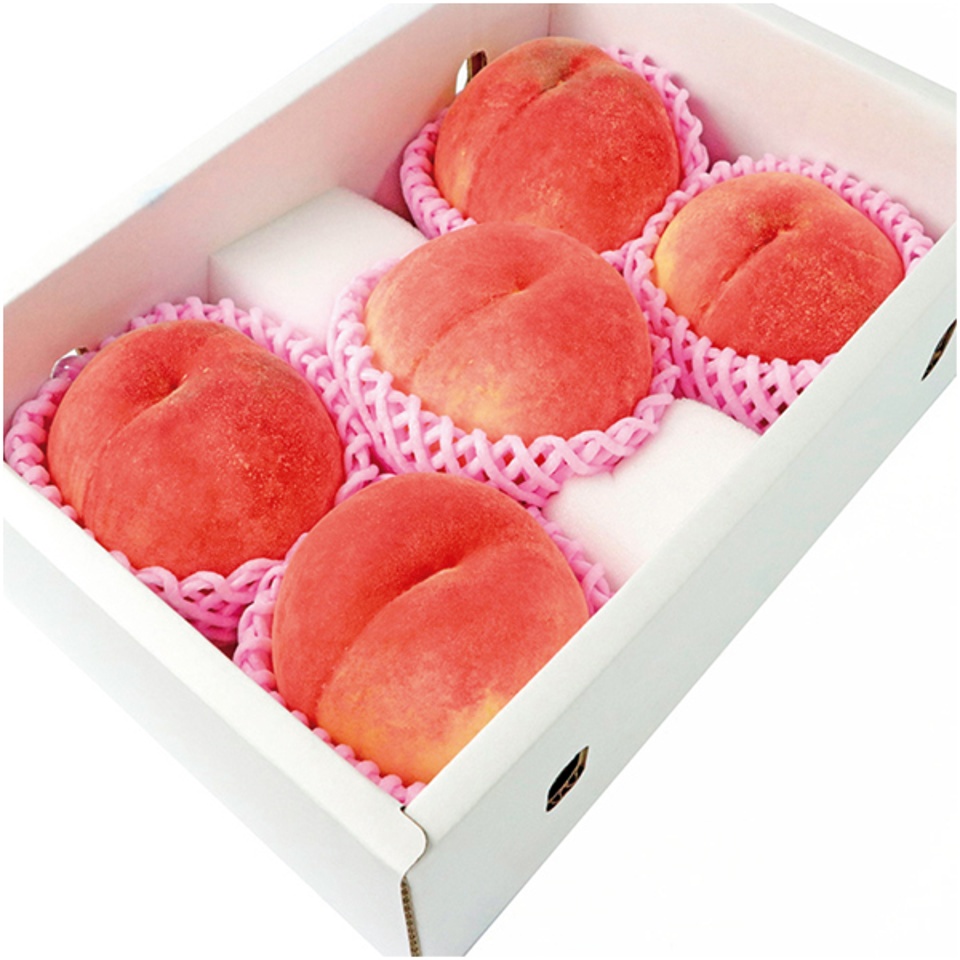 【夏の贈りもの】山梨県産（ＪＡふえふき） 八代の桃 ２ｋｇ箱（赤秀） 商品サムネイル