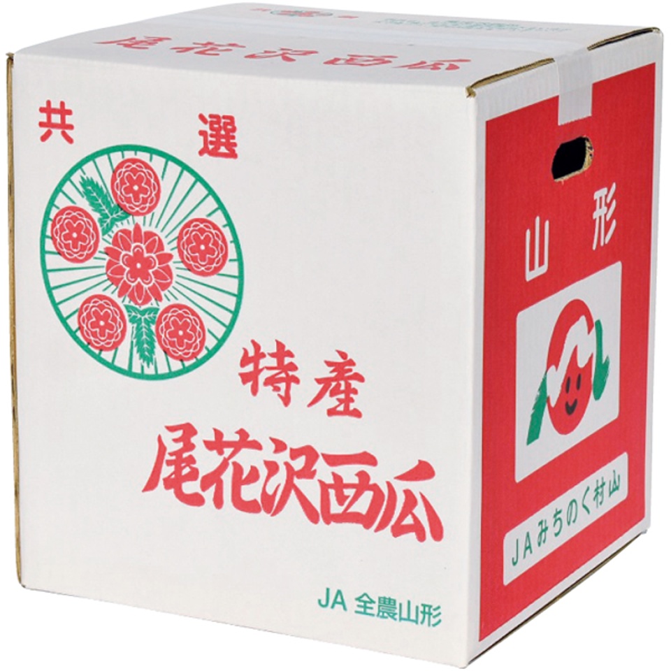 【夏の贈りもの】山形県産（ＪＡみちのく村山） 尾花沢すいか ６Ｌ １玉 商品サムネイル