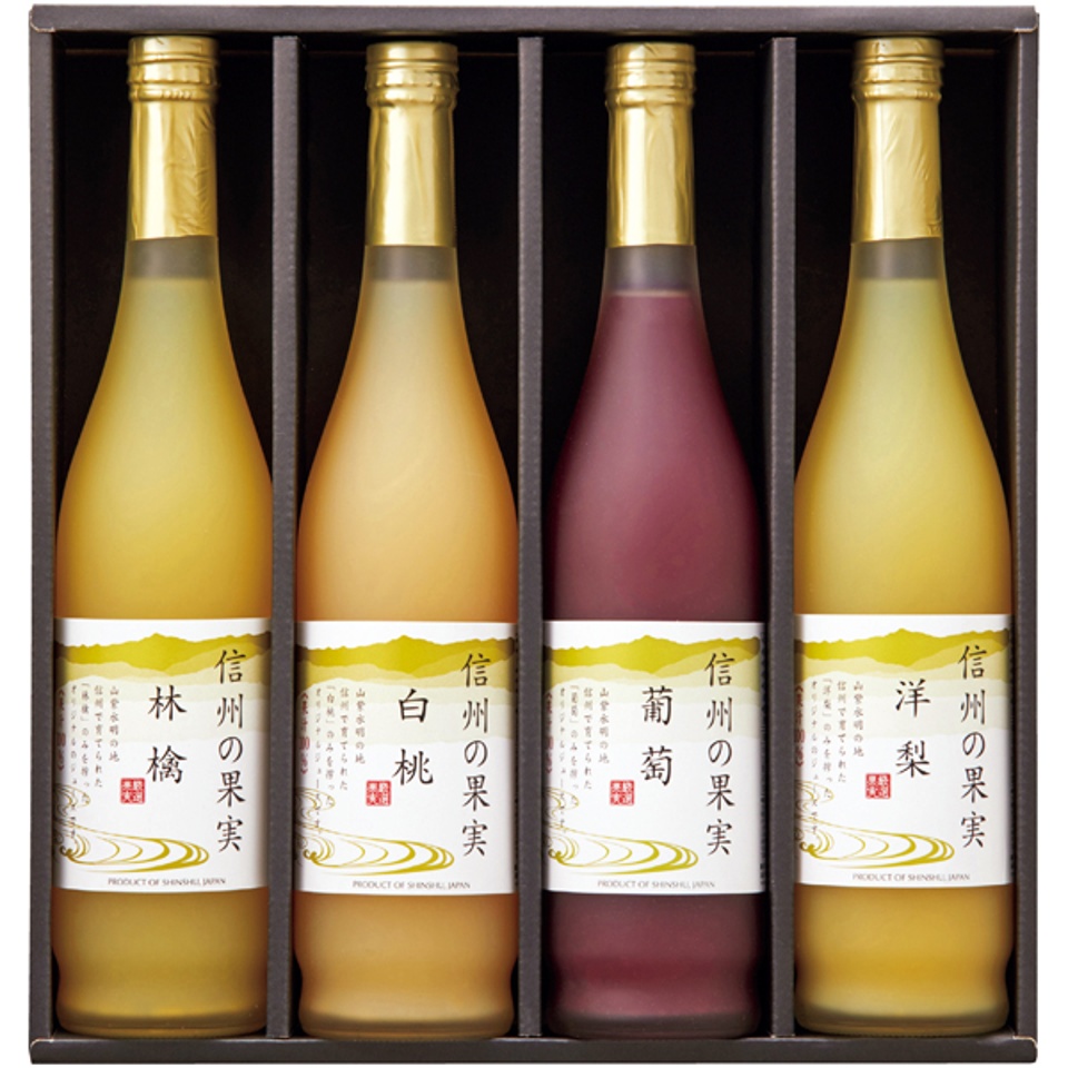 【夏の贈りもの】信州まし野ワイン 信州産フルーツジュース詰合せ 商品サムネイル