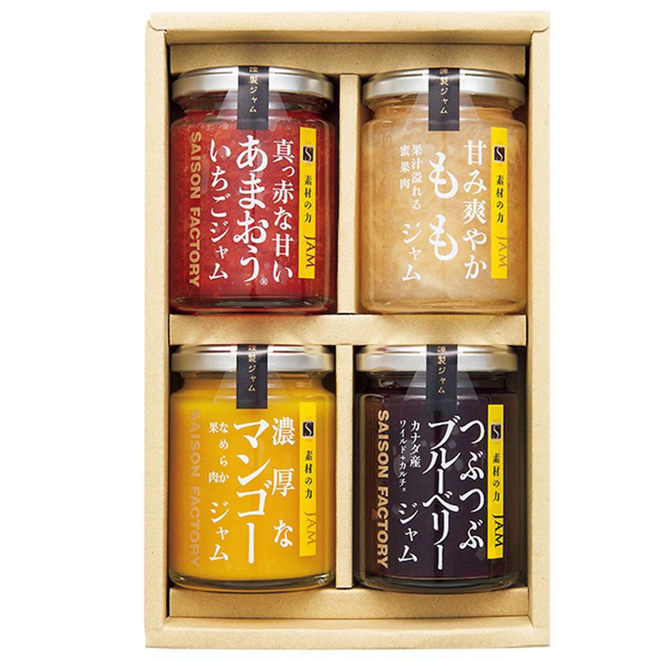 【夏の贈りもの】セゾンファクトリー　ジャム４個詰合せ 商品サムネイル