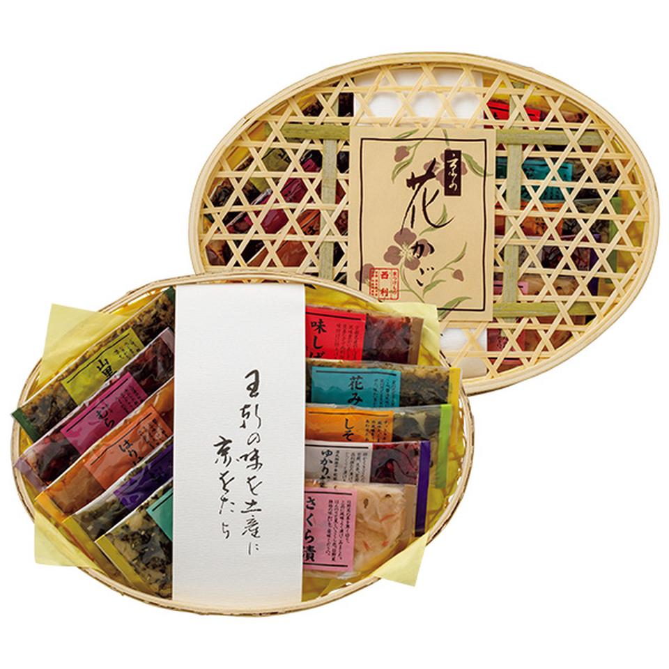 【夏の贈りもの】京つけもの西利　花かご 商品サムネイル