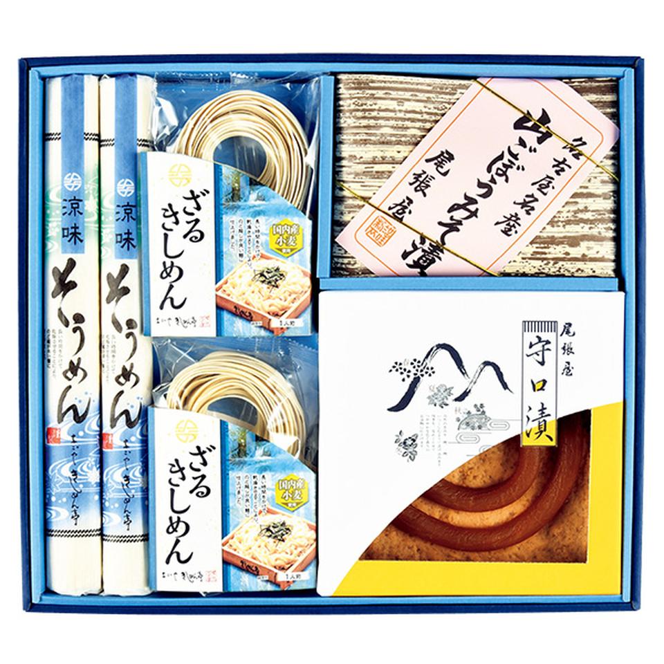 【夏の贈りもの】尾張屋　守口漬・ざるきしめん詰合せ 商品サムネイル