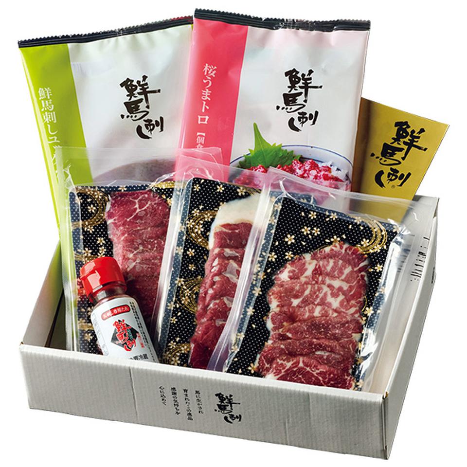 【夏の贈りもの】鮮馬刺し５種詰合せ 商品サムネイル