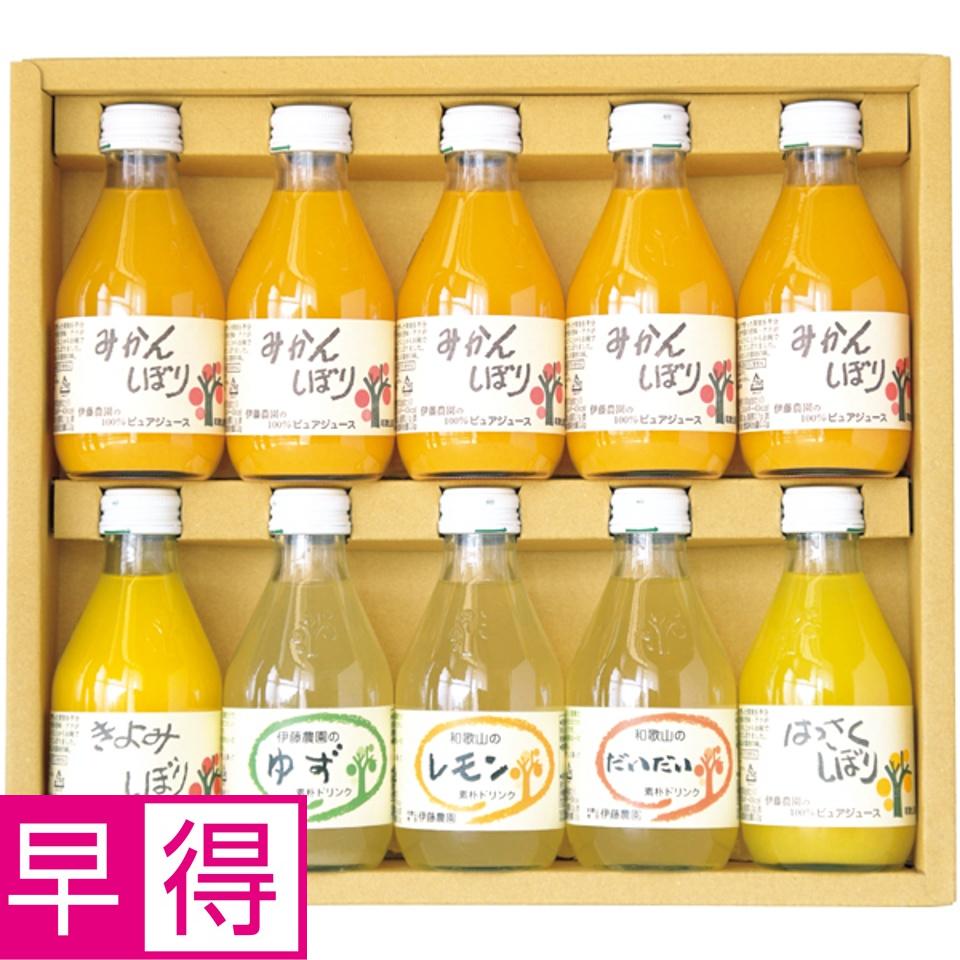【夏の贈りもの早得】伊藤農園 １００％ストレートジュース＆素朴ドリンクセット 商品サムネイル
