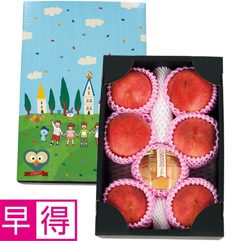 【夏の贈りもの早得】福島県産 伊達の白桃と桃コンポートセット 商品サムネイル