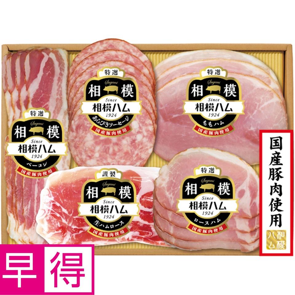 【夏の贈りもの早得】相模ハム 国産豚肉使用バラエティギフトセット 商品サムネイル