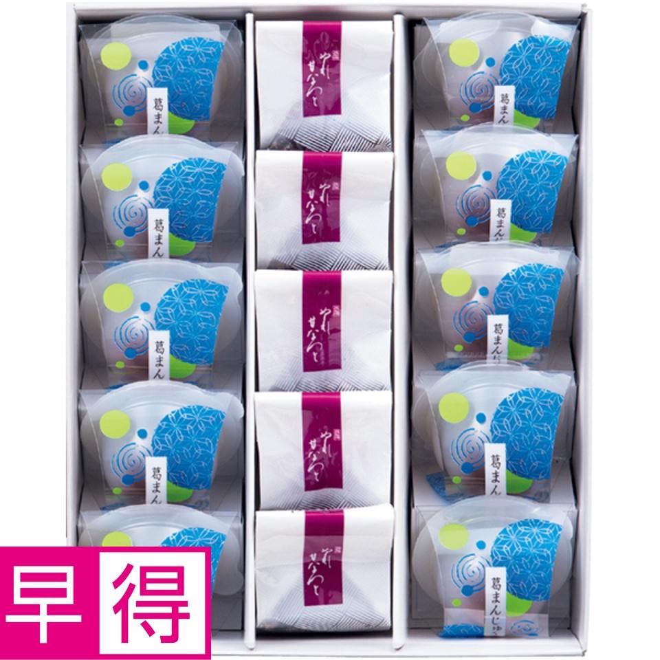 【夏の贈りもの早得】花園万頭 葛まんじゅう・ぬれ甘なつと詰合せ 商品サムネイル