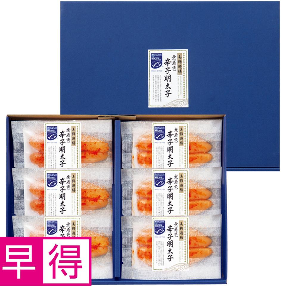 【冬の贈りもの早得】丸市食品 ＭＳＣ認証　個包装が嬉しい無着色辛子明太子 商品サムネイル