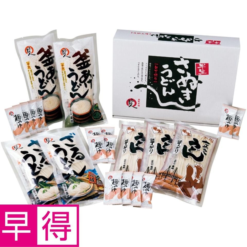 【夏の贈りもの早得】伝統の味藤麺 包丁切りさぬき半生うどん詰合せ 商品サムネイル