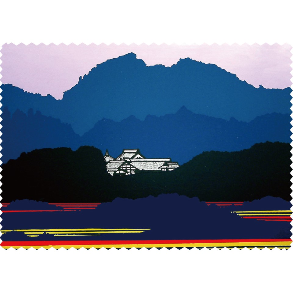 【静岡 栄商会】 転写クロス浜松八景 (龍潭寺晩鐘) 商品サムネイル